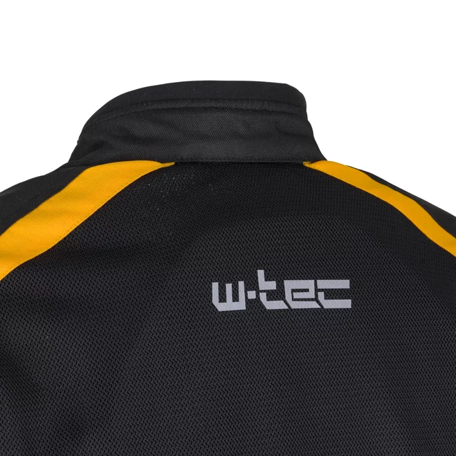 Men’s Summer Motorcycle Jacket W-TEC Tosheck - Black-Yellow