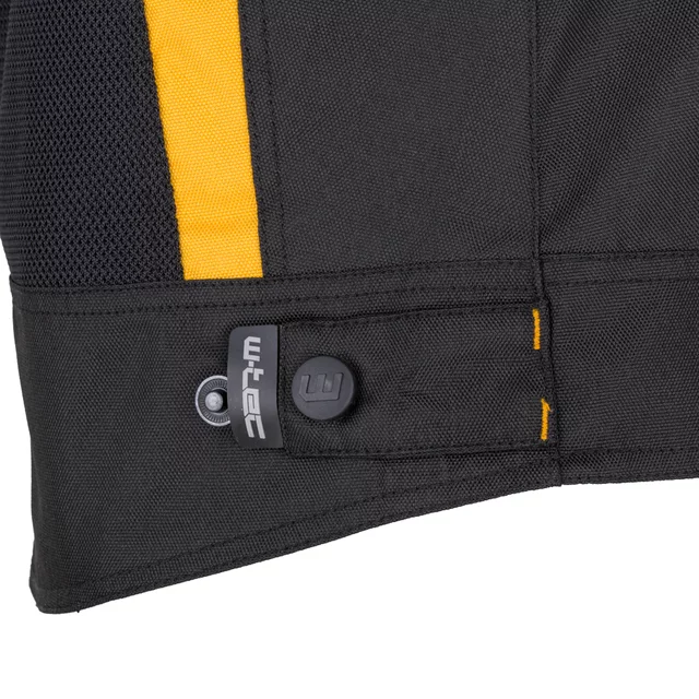 Men’s Summer Motorcycle Jacket W-TEC Tosheck - Black-Yellow