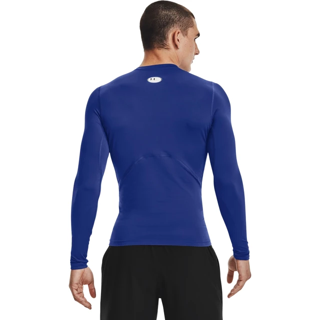 Men’s Compression T-Shirt Under Armour HG Armour Comp LS - Carbon Heather