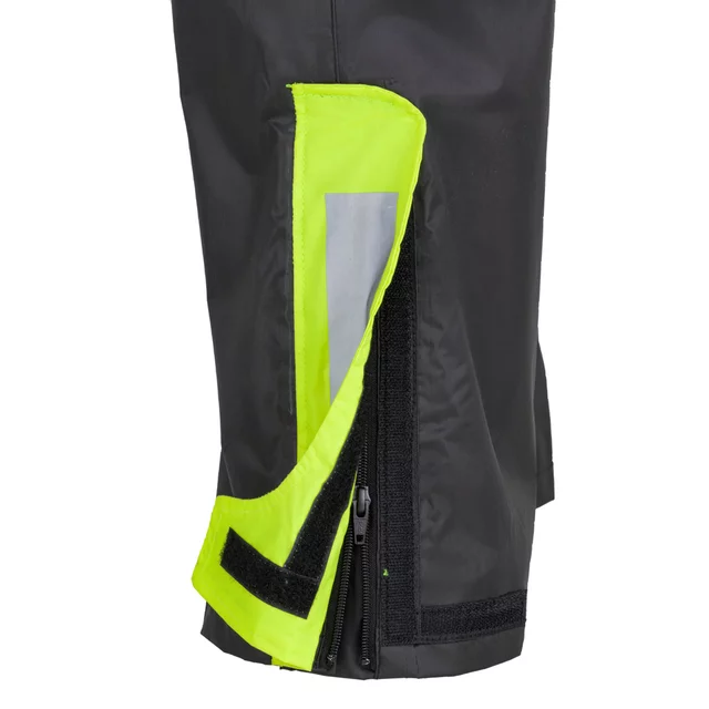 Waterproof Motorcycle Pants W-TEC Colnari - Black-Fluo Green
