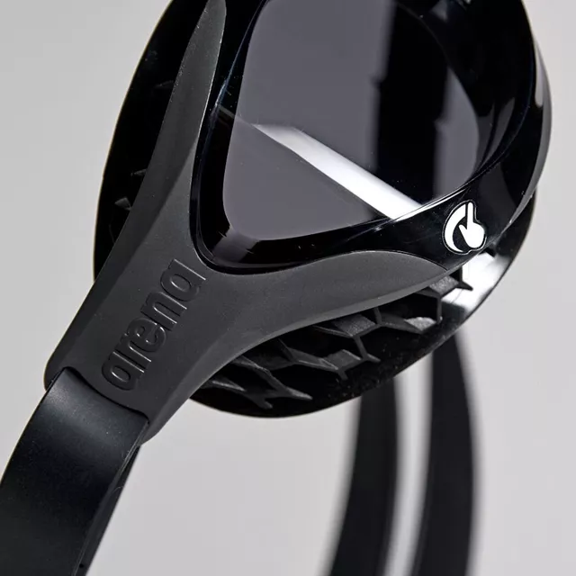 Swimming Goggles Arena Air Bold Swipe - smoke-smoke-black