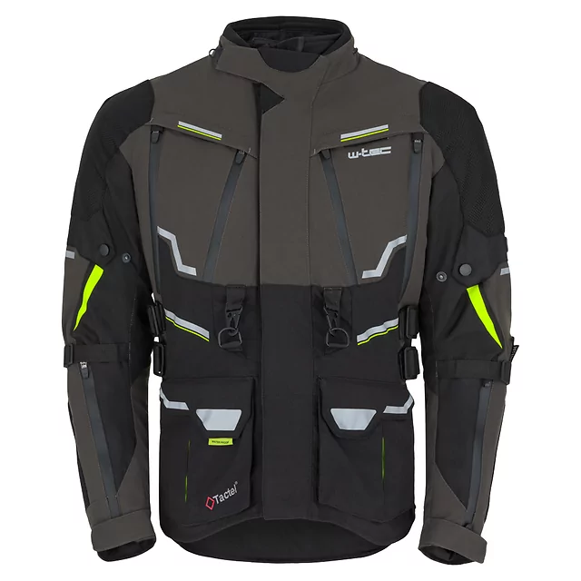 Motorcycle Jacket W-TEC Daimick - Black-Grey