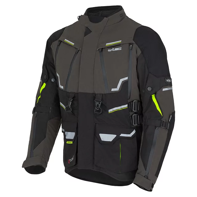 Motorcycle Jacket W-TEC Daimick - Black-Grey