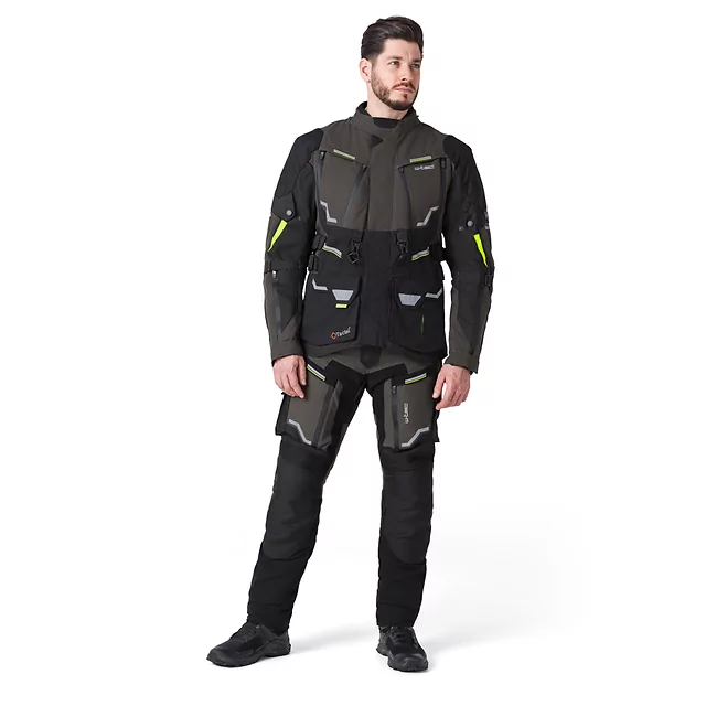Motorcycle Jacket W-TEC Daimick - Black-Grey