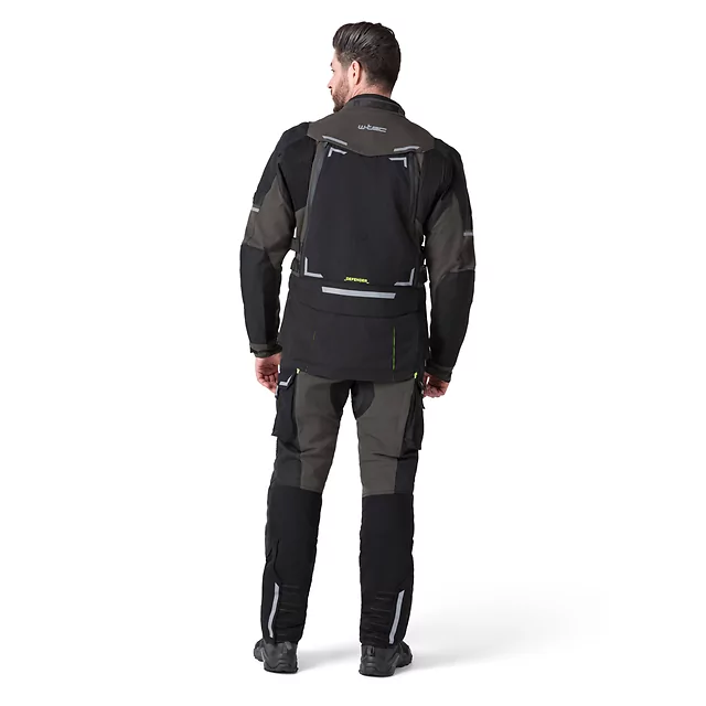 Motorcycle Jacket W-TEC Daimick - Black-Grey
