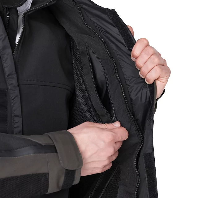 Motorcycle Jacket W-TEC Daimick - Black-Grey