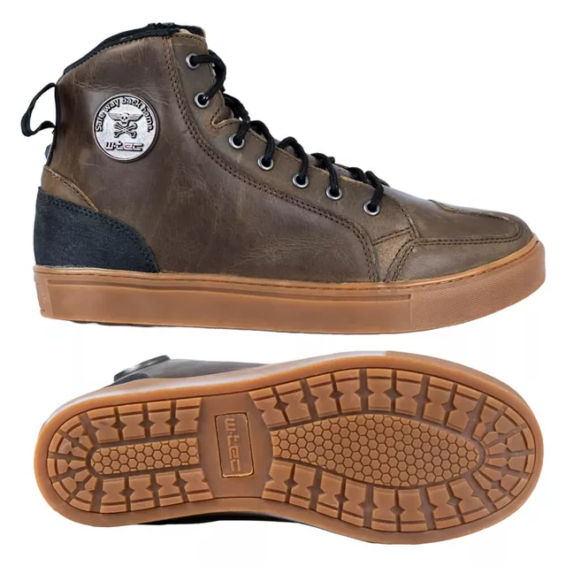 Motorcycle Boots W-TEC Fred - středomořská hnědá