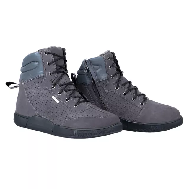 Motorcycle Boots W-TEC Elton - černo-tmavě šedá - černo-tmavě šedá
