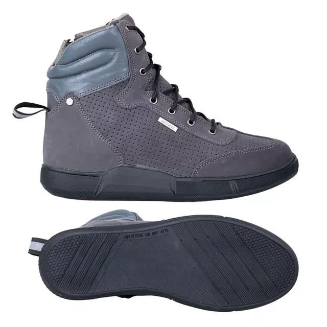 Motorcycle Boots W-TEC Elton - černo-tmavě šedá