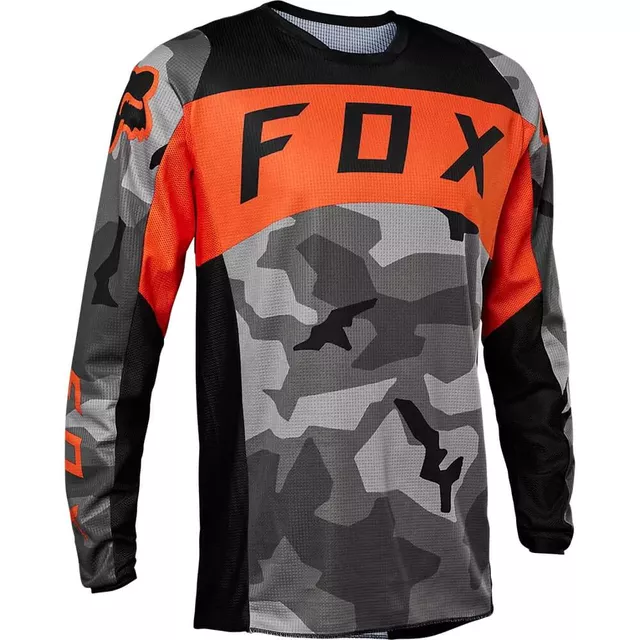 Motocross Jersey FOX 180 Bnkr Jersey Grey Camo