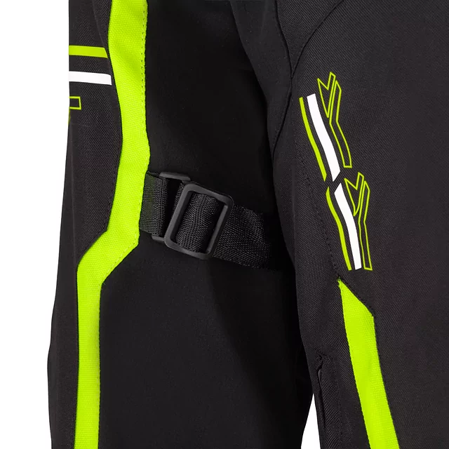 Motorcycle Jacket W-TEC Tonkawo - Black-Fluo
