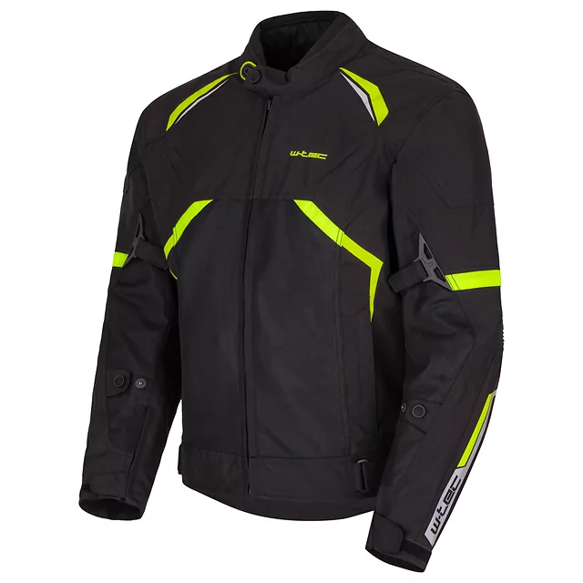 Motorcycle Jacket W-TEC Timuco - Black-Fluo