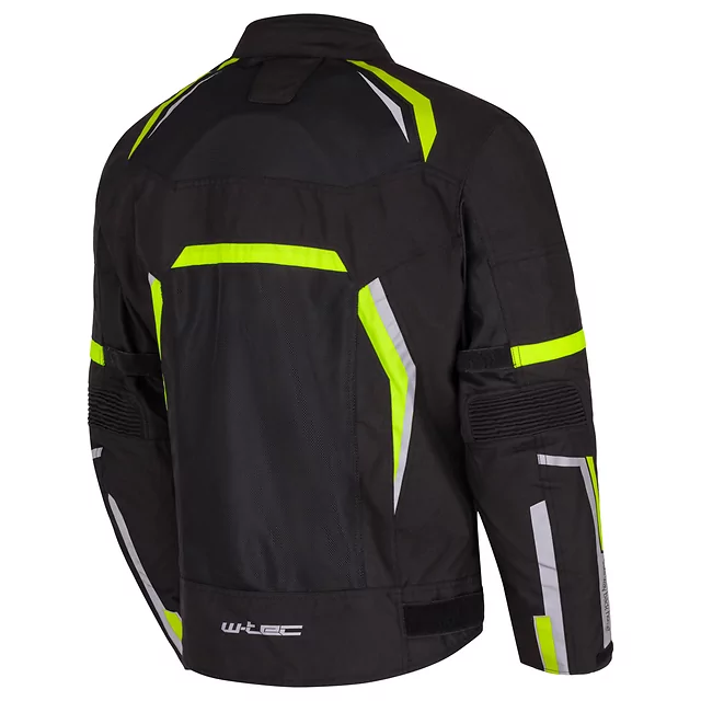 Motorcycle Jacket W-TEC Timuco - Black-Fluo