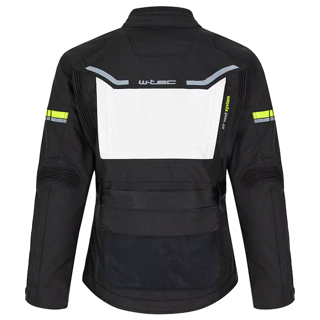 Women’s Motorcycle Jacket W-TEC Warao Lady - Black-Fluo