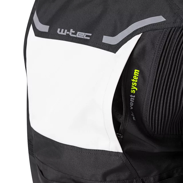 Women’s Motorcycle Jacket W-TEC Warao Lady - Black-Fluo