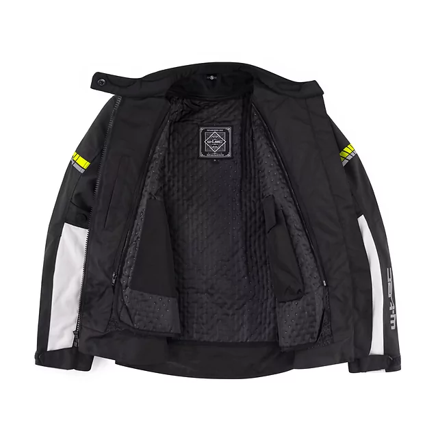 Women’s Motorcycle Jacket W-TEC Warao Lady - Black-Fluo