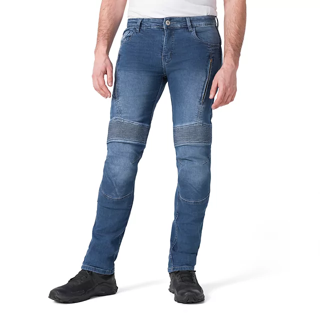 Men’s Motorcycle Jeans W-TEC Arikaro - Blue