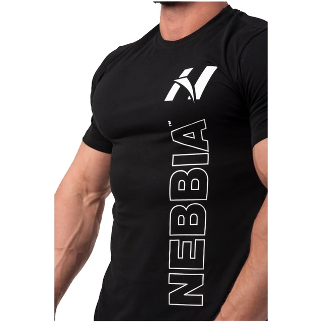 Men’s T-Shirt Nebbia Vertical Logo 293 - White
