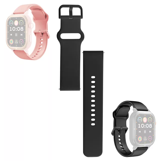 Replacement Strap for Smart Watches inSPORTline Gradana & Melagra, Black