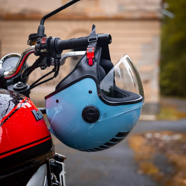 Open-Face Helmet W-TEC Baraldo Celeste