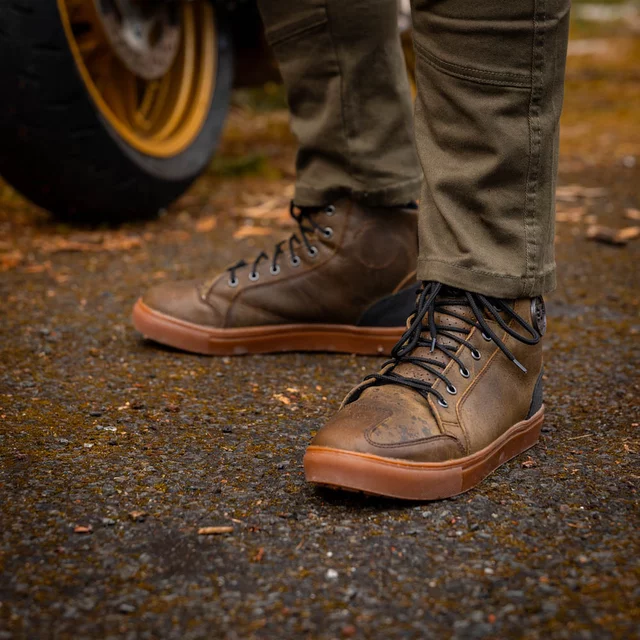 Motorcycle Boots W-TEC Fred - středomořská hnědá