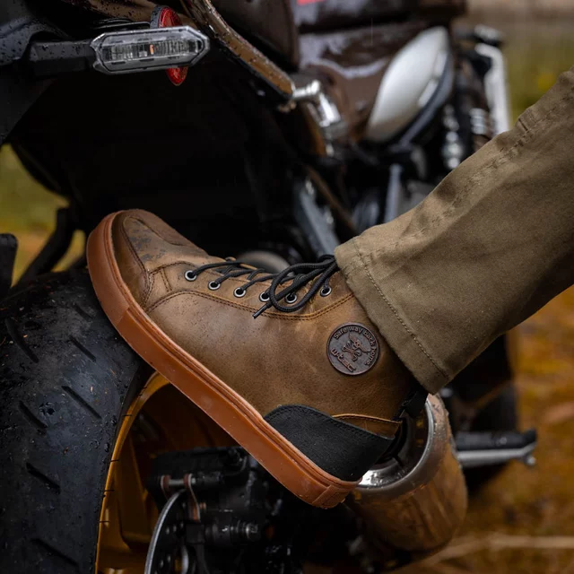 Motorcycle Boots W-TEC Fred - středomořská hnědá