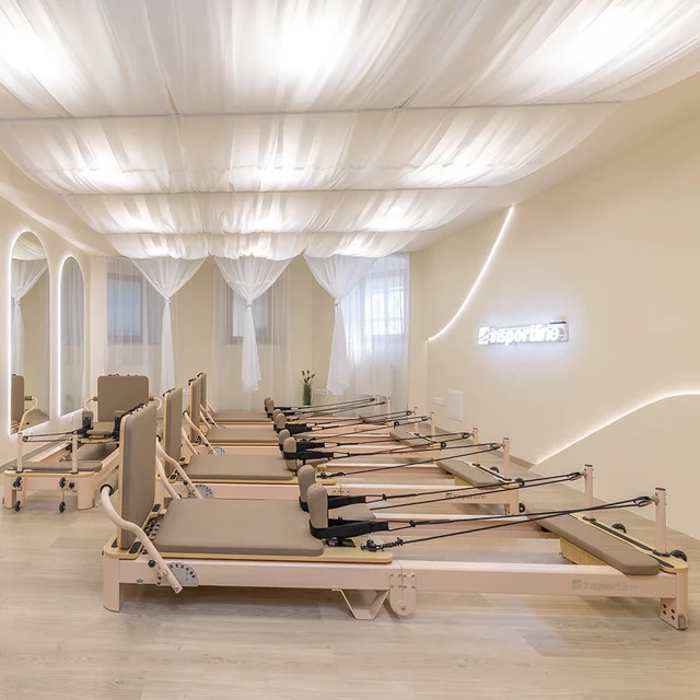 Pilates Reformer inSPORTline Comfolder EVO - Anthracite