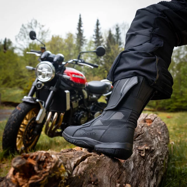 Motorcycle Boots W-TEC Tixten - Black