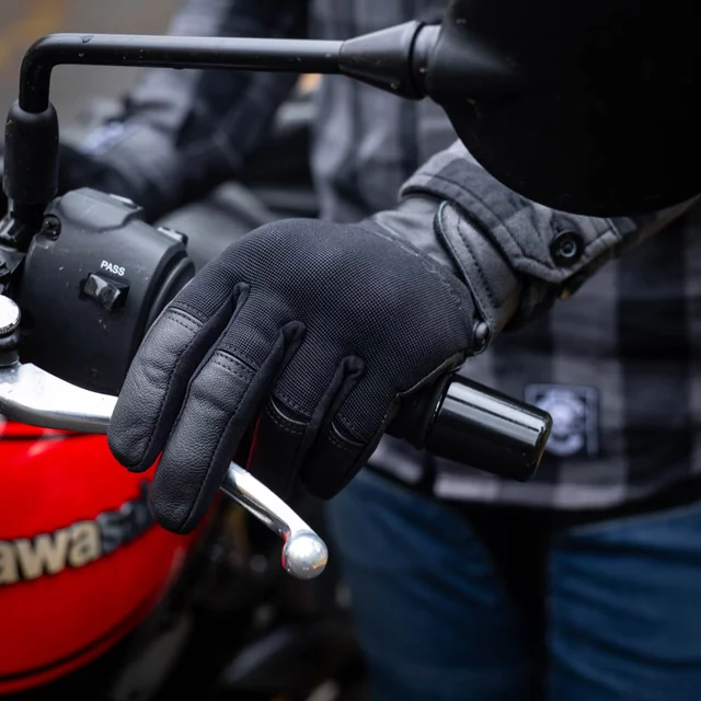 Motorcycle Gloves W-TEC Struge - Black