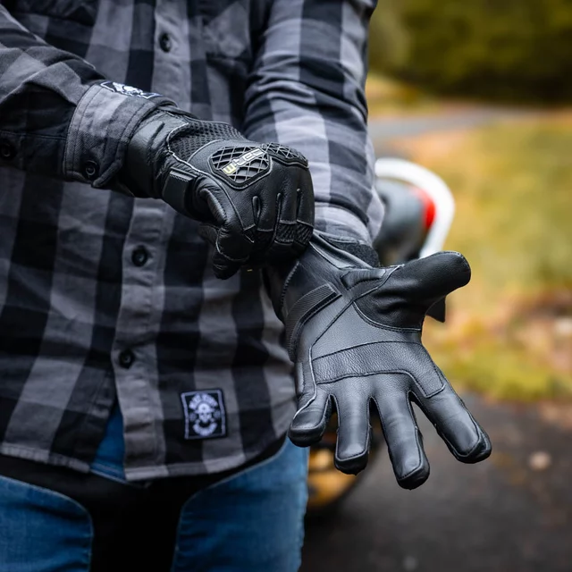 Motorcycle Gloves W-TEC Kosor - Red
