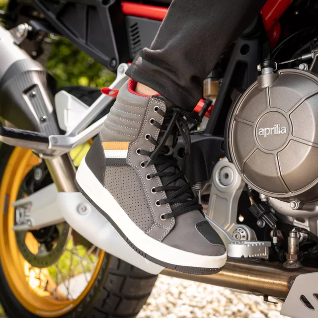 Motorcycle Boots W-TEC Sueden - Grey