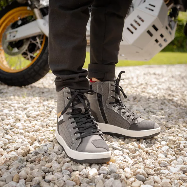 Motorcycle Boots W-TEC Sueden - Grey