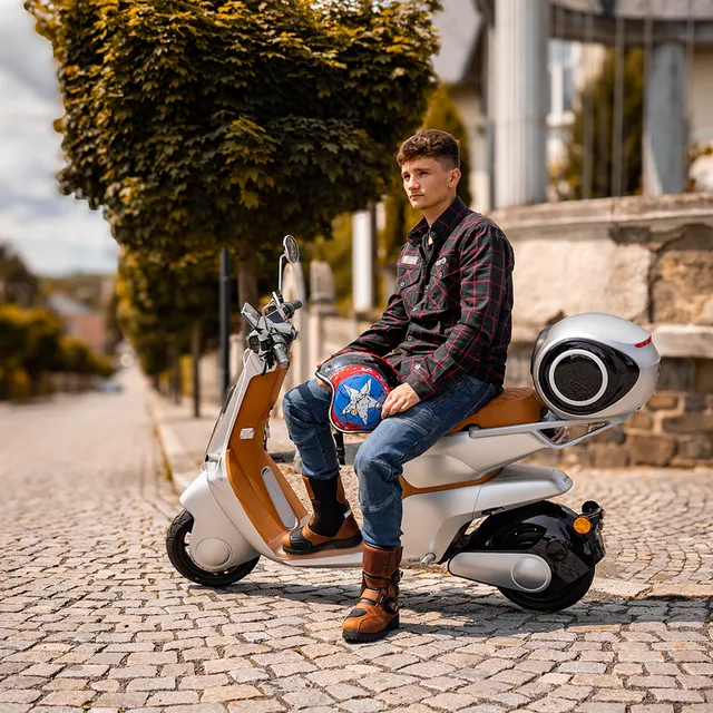 Shirt W-TEC Black Heart Respector II - Red-Black