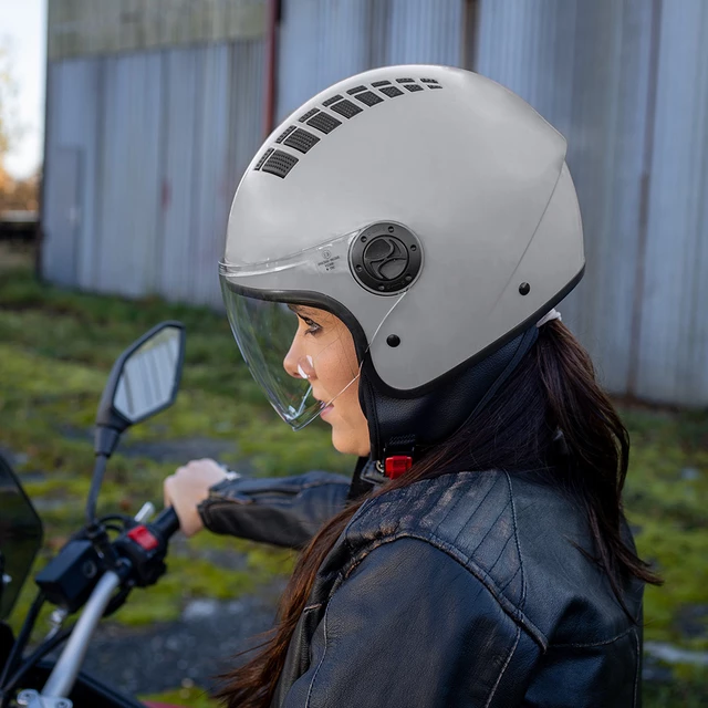 Open-Face Helmet W-TEC Baraldo - Matte Black