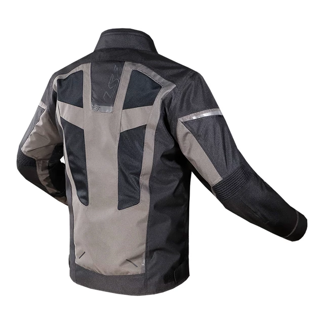 Men’s Motorcycle Jacket LS2 Scout Black Dark Grey - Black/Dark Grey