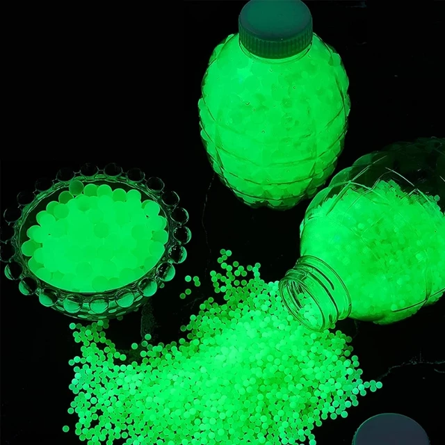 Glowing Gel Balls for the Blaster 1000 pcs, Green