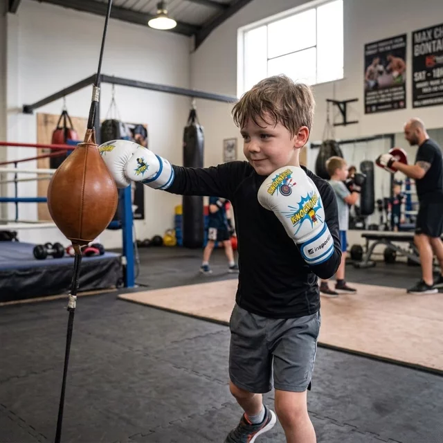 Children’s Boxing Gloves inSPORTline Jabbino - White