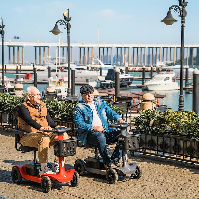 Electric Four-Wheel Mobility Scooter inSPORTline Clis • 10km/h • Range of up to 40 km - Grey