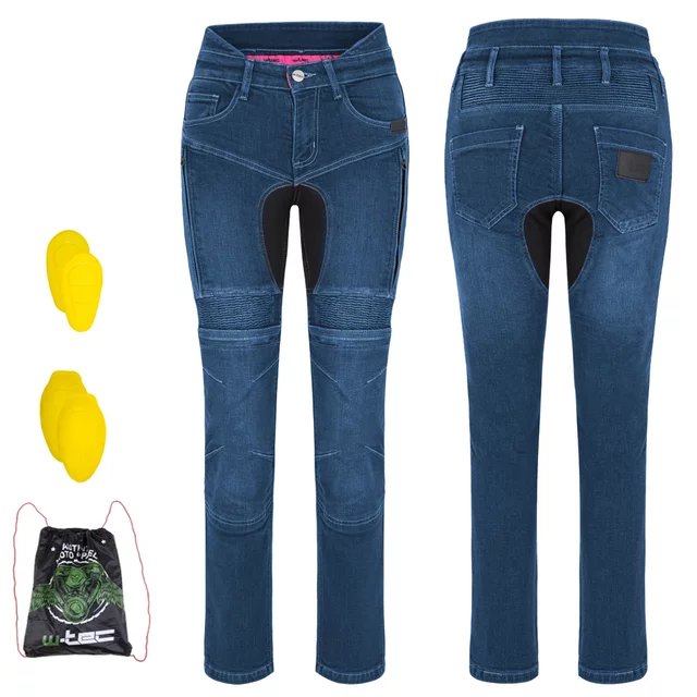 Women’s Motorcycle Jeans W-TEC Biterilla Eva Lady - Blue