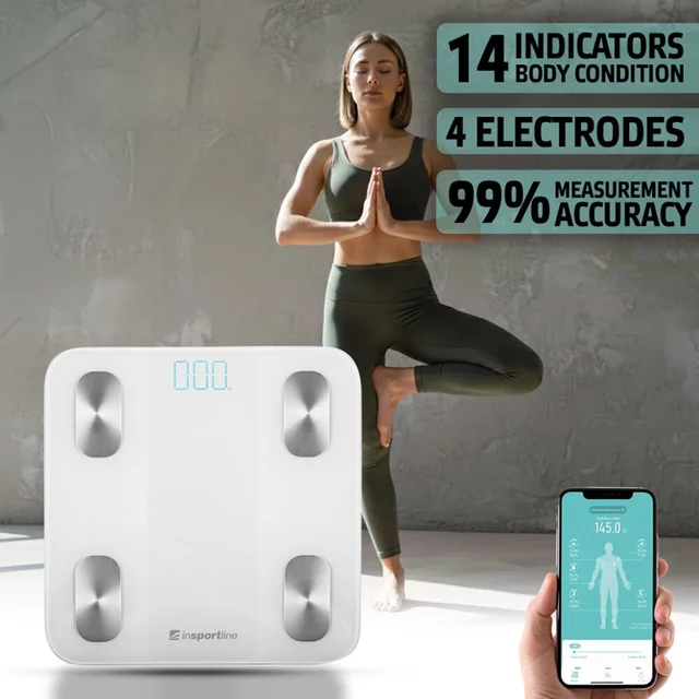 Smart Scale inSPORTline Syncale 20 - White