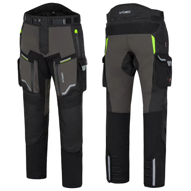 Motorcycle Pants W-TEC Daimick - Black-Grey