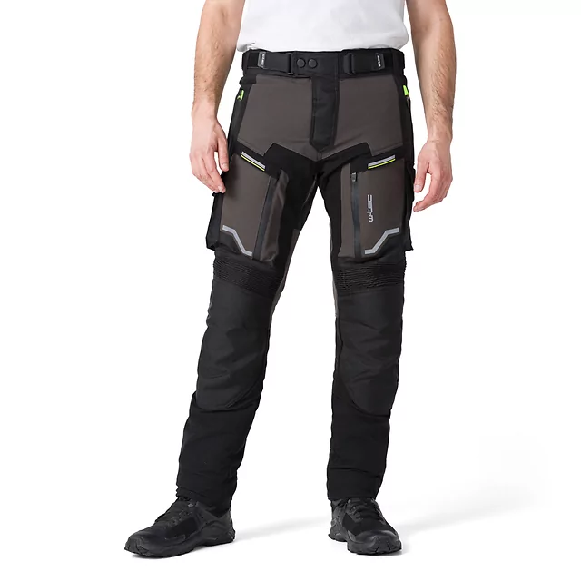 Motorcycle Pants W-TEC Daimick - Black-Grey