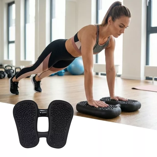Balance & Massage Pad inSPORTline Balaxor - mocha mousse - Black