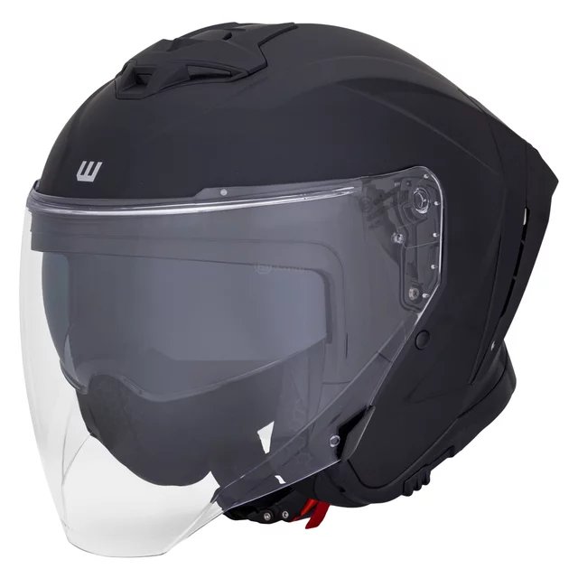 Motorcycle Helmet W-TEC Voltik - Matt Black - Matt Black