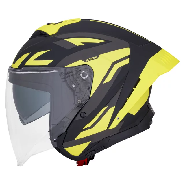Motorcycle Helmet W-TEC Voltik Graphic - Red