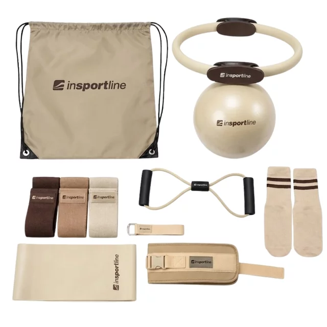 Pilates Set inSPORTline Sinuata - Beige