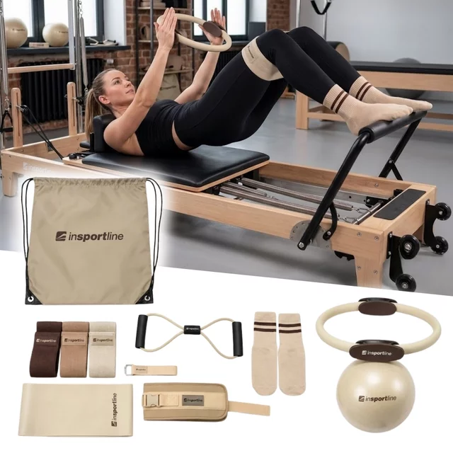 Pilates Set inSPORTline Sinuata - Beige - Beige