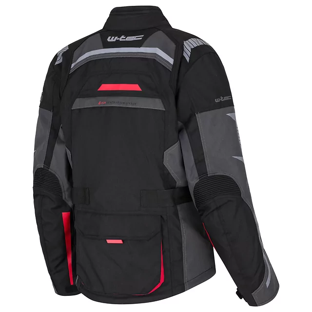 Women’s Motorcycle Jacket W-TEC Radana - Black-Grey-Green