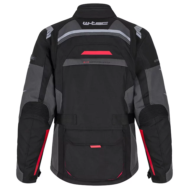 Women’s Motorcycle Jacket W-TEC Radana - Black-Grey-Green