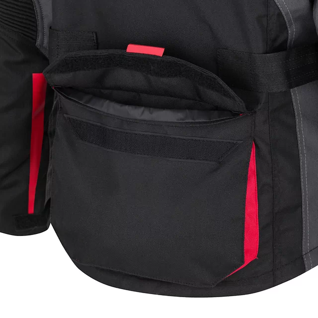 Women’s Motorcycle Jacket W-TEC Radana - Black-Grey-Green